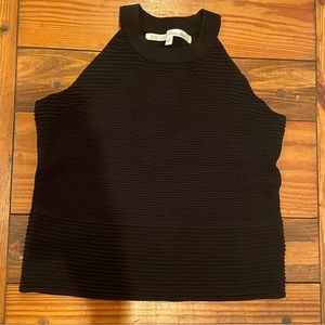 Rachel Roy high neck ribbed tank